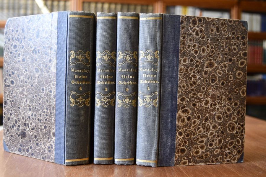Thomas Babington Macauly`s kleine geschichtliche und biographische Schriften. Bde. 1-4 (von 5).