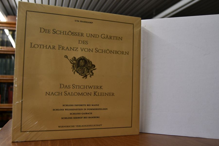 Die Schlösser und Gärten des Lothar Franz von Schönborn. Das Stichwerk nach Salomon Kleiner. Schloss Favorite bei Mainz, Schloss Weissenstein in Pommersfelden, Schloss Gaibach, Schloss Seehof bei Bamberg.