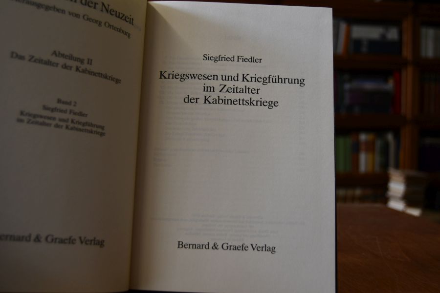 Kriegswesen und Kriegführung im Zeitalter der Kabinettskriege