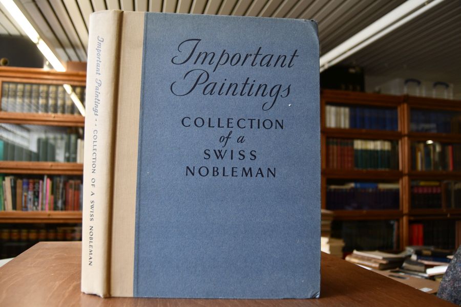 Important Paintings, Collection of a Swiss Nobleman; Important Old Masters of Italian, Flemish, Dutch, French and English Schools. A Collection including Works formerly in Possession of the Imperial Families of Hohenzollern and Hapsburg, and other Princely Houses. Indroduction by Hermann Voss.