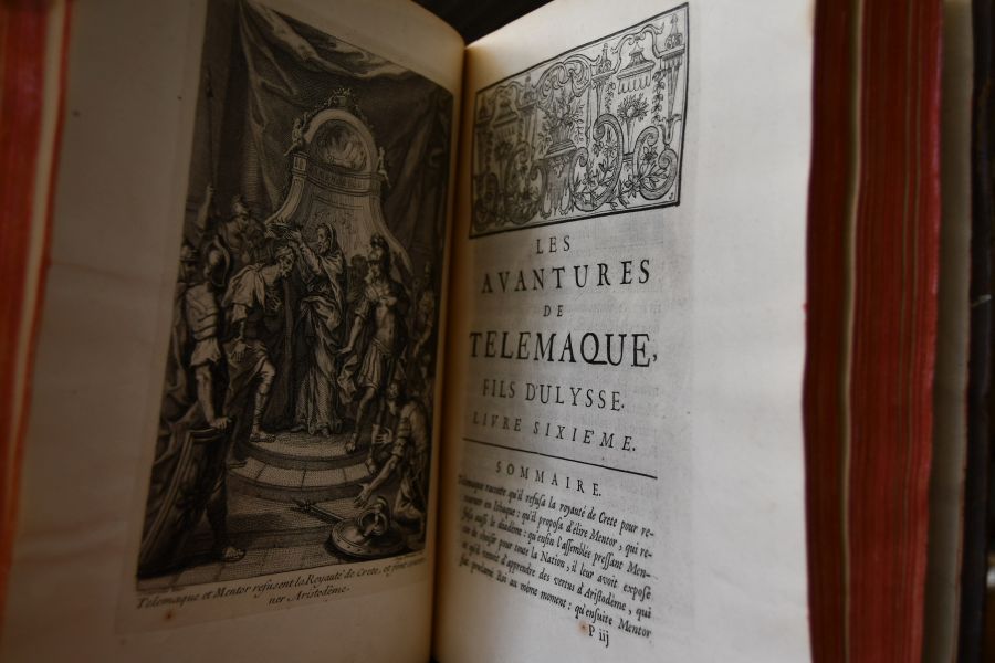 Les Avantures de Telemaque fils d`Ulysse. Zwei Bde. in einem Bd. (komplett).
