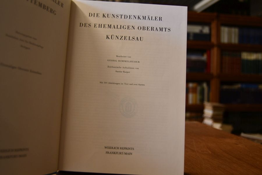 Die Kunstdenkmäler des ehemaligen Oberamts Künzelsau.