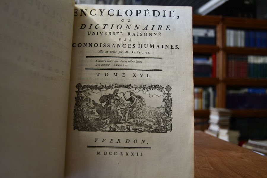 Encyclopedie, ou Dictionnaire Universel Raisonne des Connoissances Humaines Tome XVI