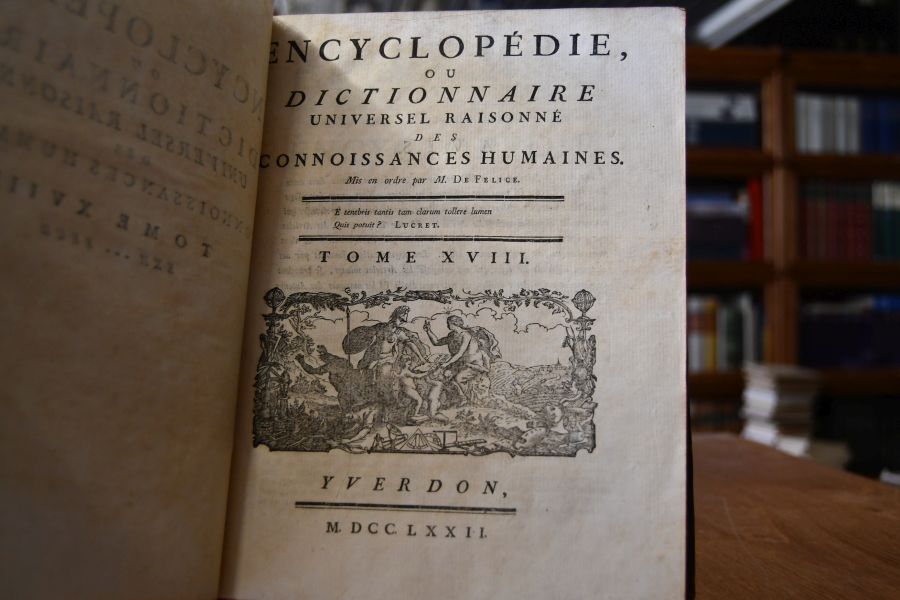 Encyclopedie, ou Dictionnaire Universel Raisonne des Connoissances Humaines Tome XVIII