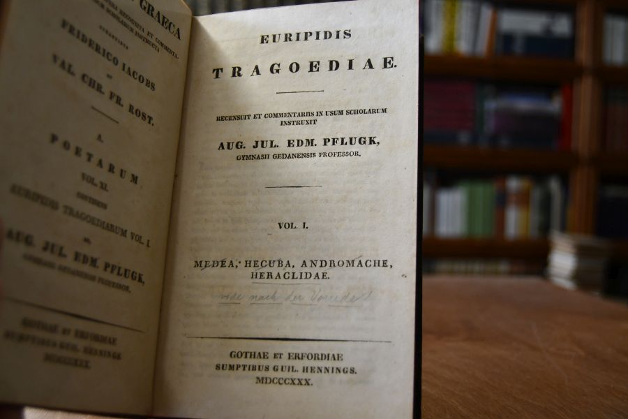 Euripidis Tragoediae. Vol. I. Sect. IV continens Heraclidas. Enthält auch das Vorwort und Euripides Vitae.