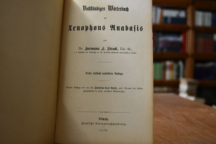 Vollständiges Wörterbuch zu Xenophons Anabasis.