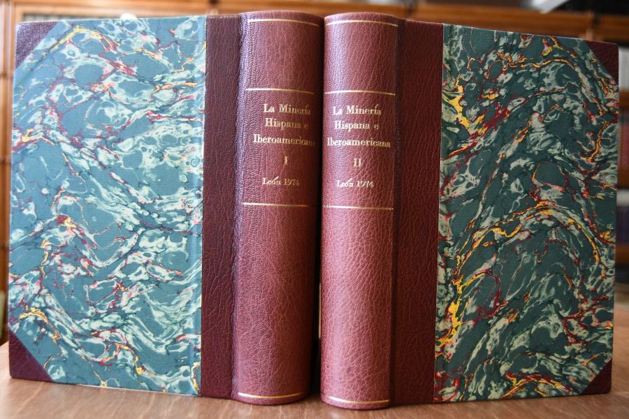La Mineria Hispana e Iberoamericana. Contribucion a su Investigacion historica. Estudios, Fuentes, Bibliografia. Vol. VIII (Tomo I + II).
