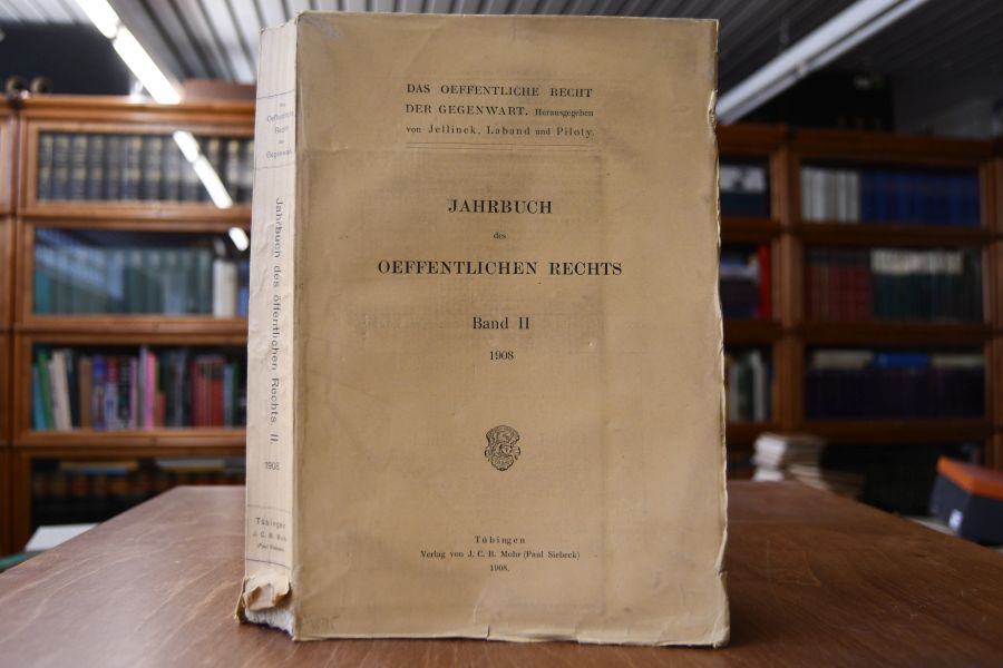 Jahrbuch des öffentlichen Rechts der Gegenwart Band II.