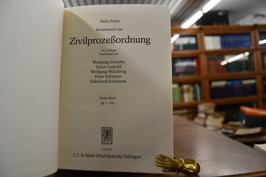 Stein - Jonas. Kommentar zur Zivilprozeßordnung. 4 Bde. (in 6) und Registerband (komplett).