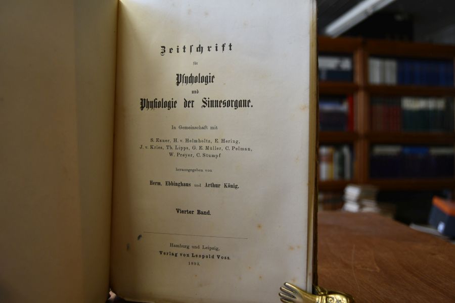 Zeitschrift für Psychologie und Physiologie der Sinnesorgane. 4. Band.