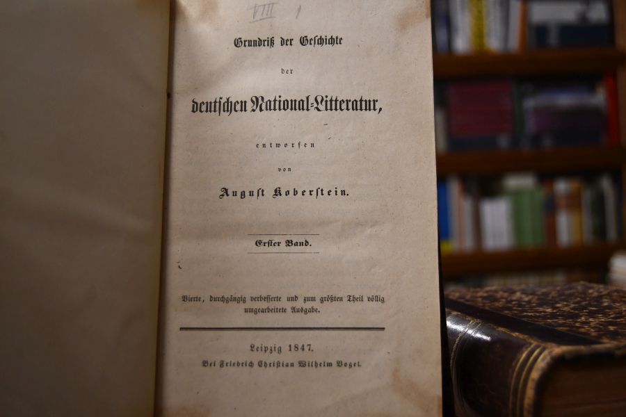 Grundriß der Geschichte der deutschen National-Litteratur. 2 Bde. (von 3).