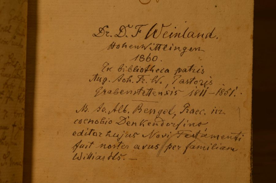 Novum Testamentum Graecum.