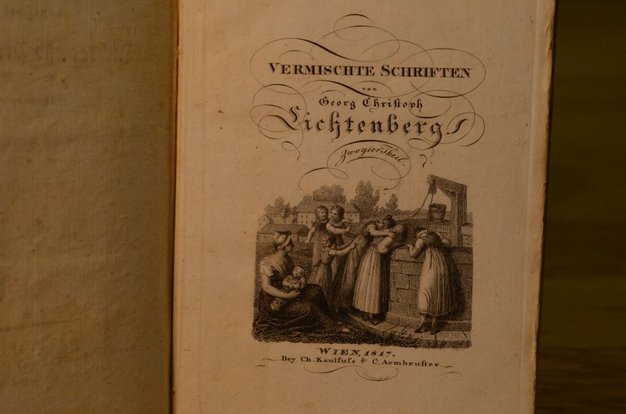 Georg Christoph Lichtenberg`s vermischte Schriften, nach dessen Tode gesammelt und herausgegeben von Ludw. Christ. Lichtenberg und Friedr. Kries. Zweyter Theil (apart).