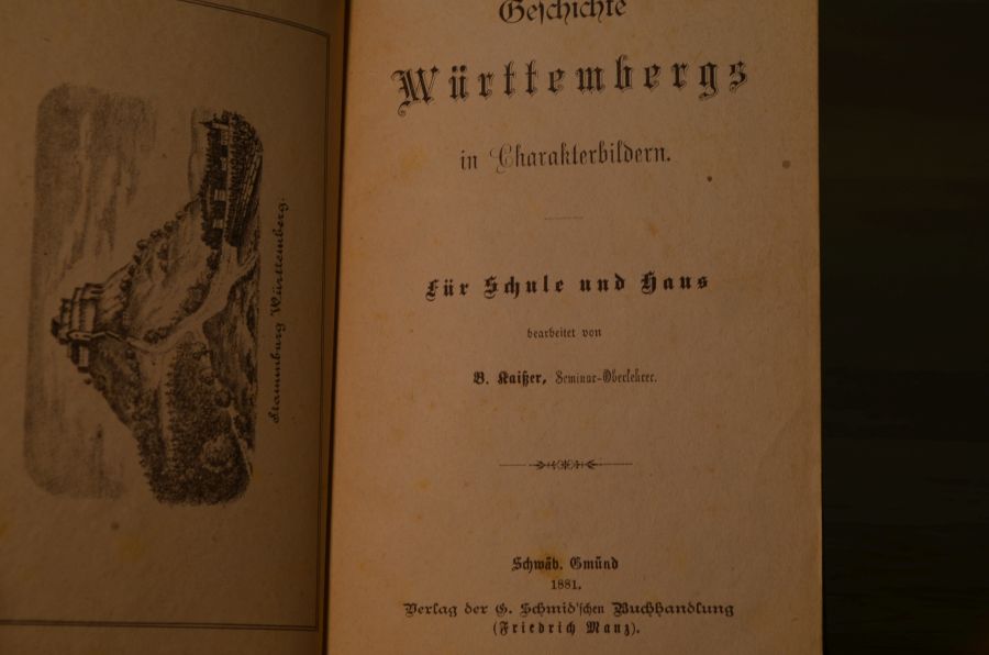 Geschichte Württembergs in Charakterbildern. Für Schule und Haus.
