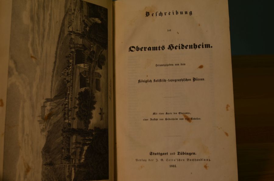 Beschreibung des Oberamts Heidenheim.
