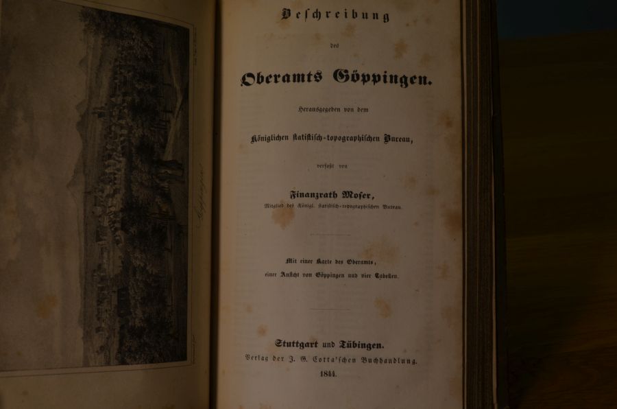 Beschreibung des Oberamts Heidenheim und Beschreibung des Oberamts Göppingen in einem Band