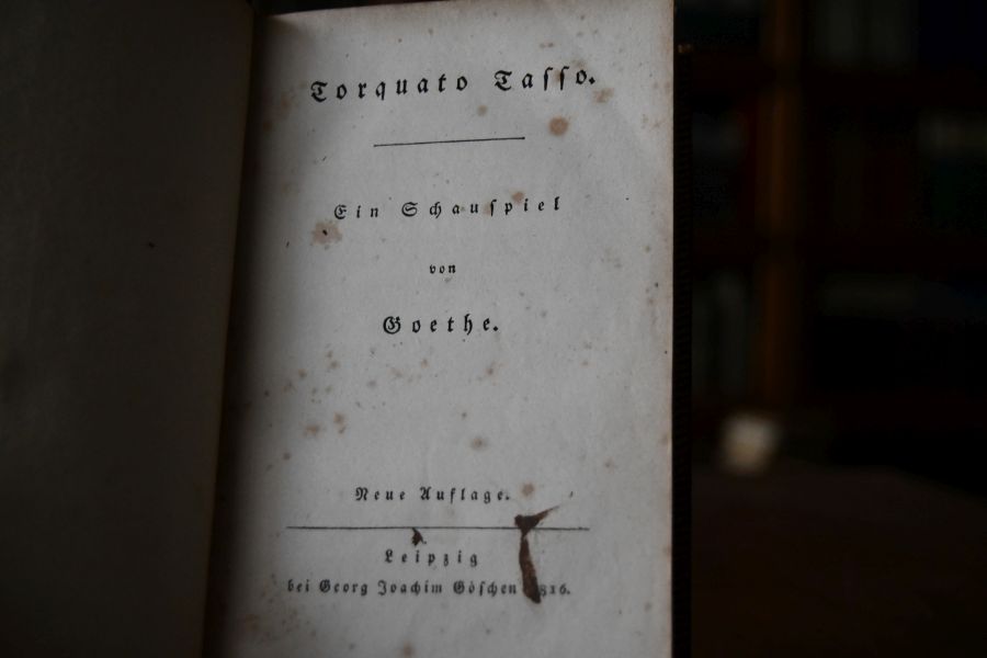 Torquato Tasso. Ein Schauspiel.