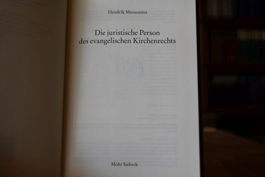 Die juristische Person des evangelischen Kirchenrechts.
