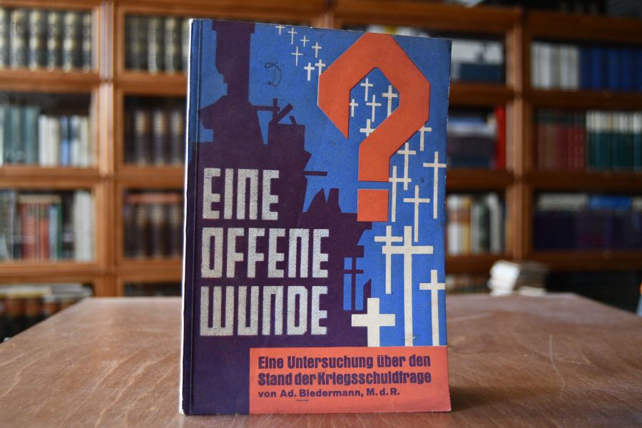 Eine offene Wunde. Eine Untersuchung über den Stand der Kriegsschuldfrage.