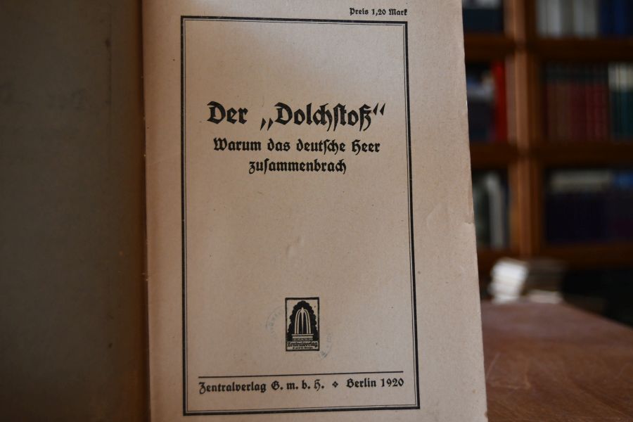 Der "Dolchstoß". Warum das deutsche Heer zusammenbrach.