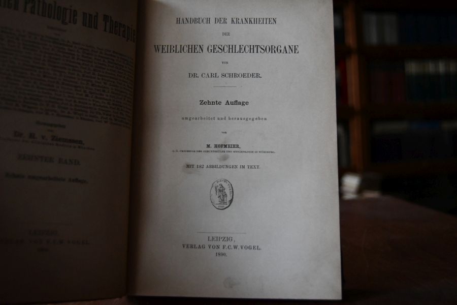Handbuch der Krankheiten der weiblichen Geschlechtsorgane.