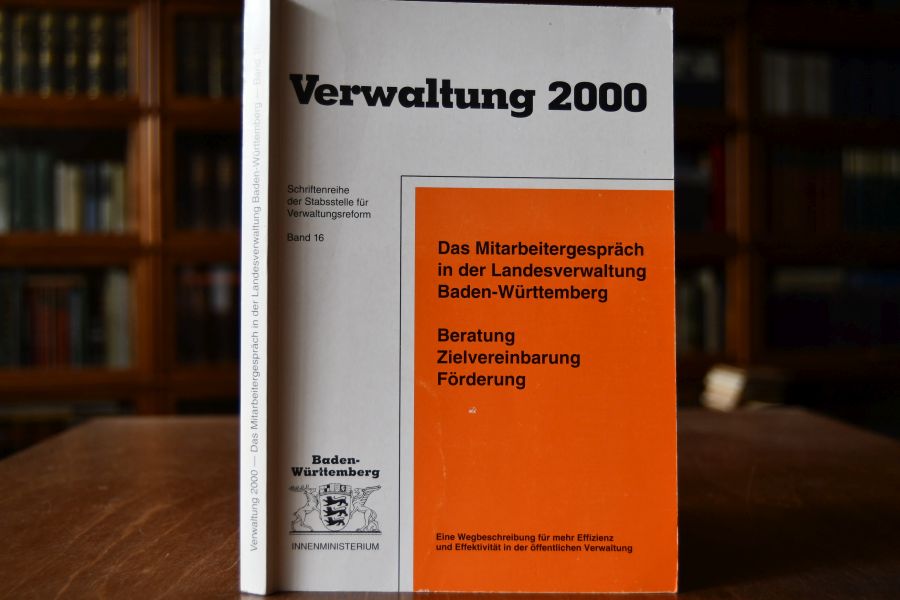 Das Mitarbeitergespräch in der Landesverwaltung Baden-Württemberg. Beratung, Zielvereinbarung, Förderung.