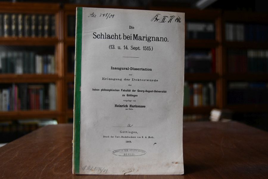 Die Schlacht bei Marignano (13. u. 14. Sept. 1515).