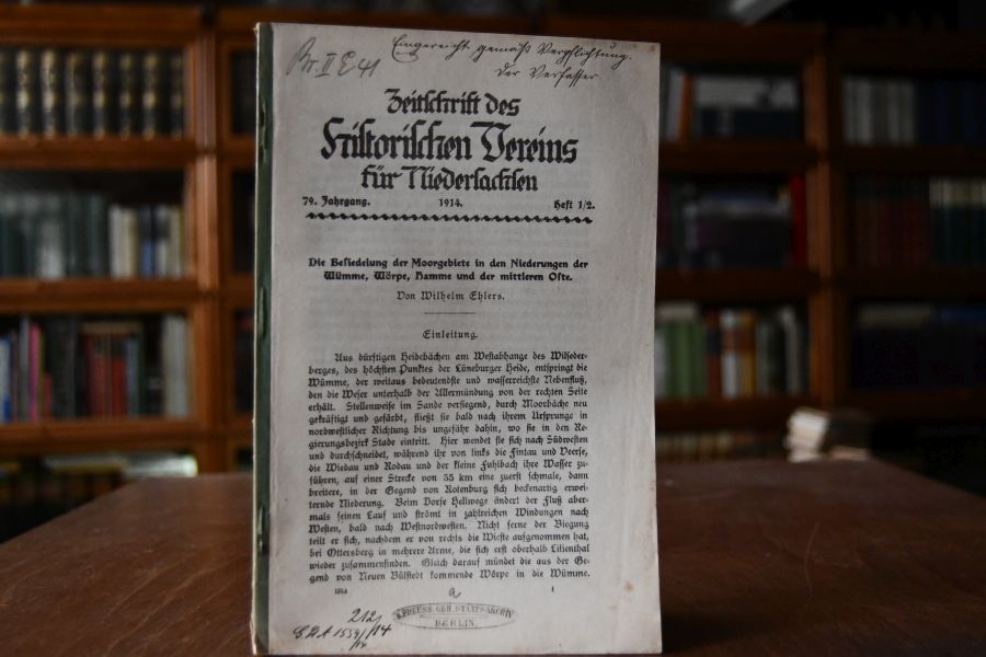 Die Besiedlung der Moorgebiete in den Niederungen der Wümme, Wörpe, Hamme und der mittleren Oste.