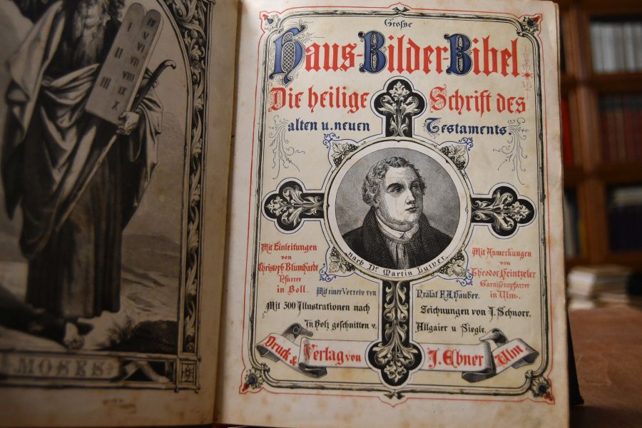 Große Haus-Bilder-Bibel. Die heilige Schrift des alten und neuen Testaments.