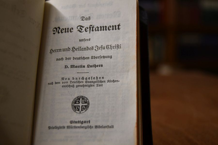 Das Neue Testament unseres Herrn und Heilandes Jesu Christi nach der deutschen Übersetzung Martin Luthers