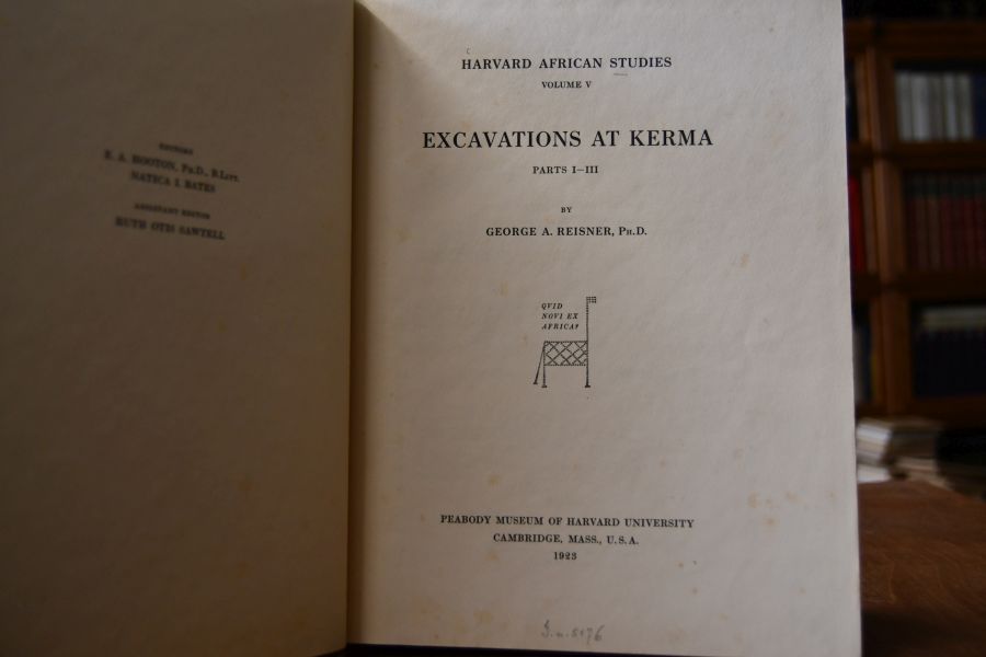 Excavations at Kerma Parts I-V in 2 Bdn.