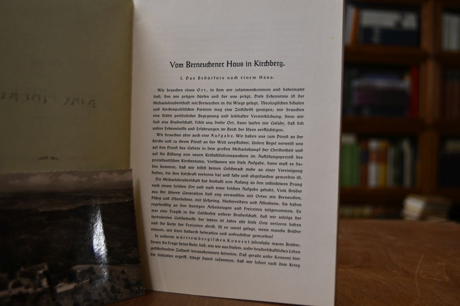 Gruß aus Kirchberg. Jahresbericht vom Berneuchener Haus. Sonderdruck des 1. Rundbriefs 1958/59 der Evangelischen Michaelsbruderschaft.