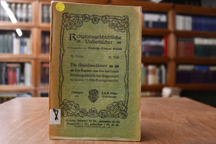 Die Abendmahlsnot. Ein Kapitel aus der deutschen Kirchengeschichte der Gegenwart.