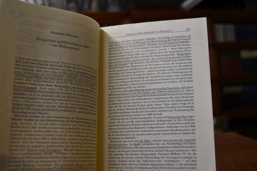Bürgertum und Revolution 1848 - ein Widerspruch.