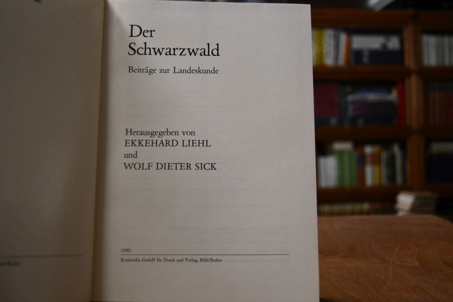 Der Schwarzwald. Beiträge zur Landeskunde.