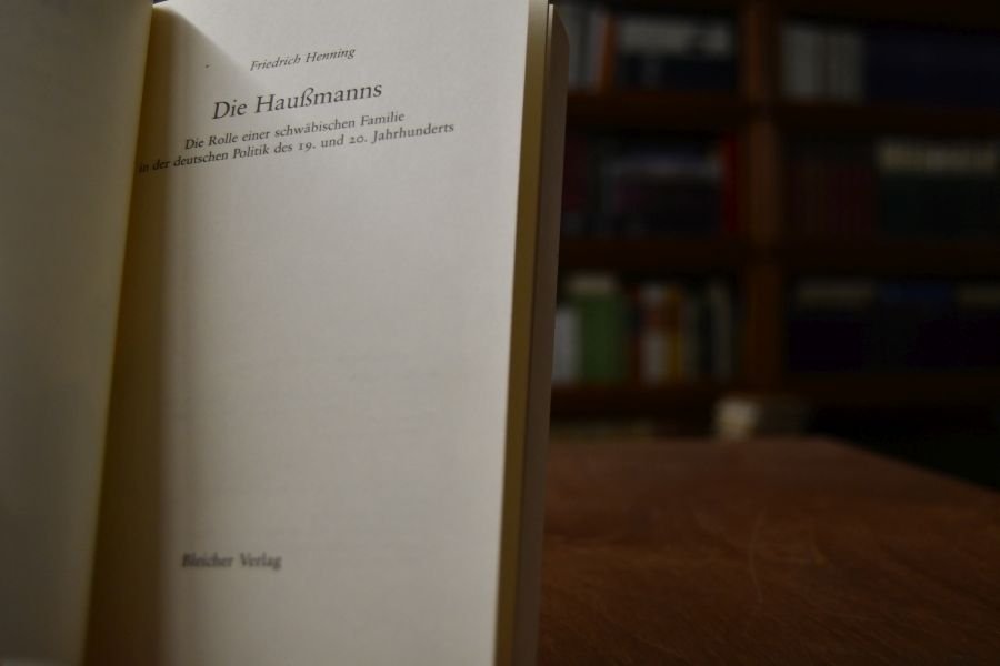 Die Haussmanns. Die Rolle einer schwäbischen Familie in der deutschen Politik des 19. und 20. Jh.