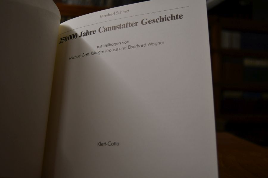 250000 Jahre Cannstatter Geschichte.