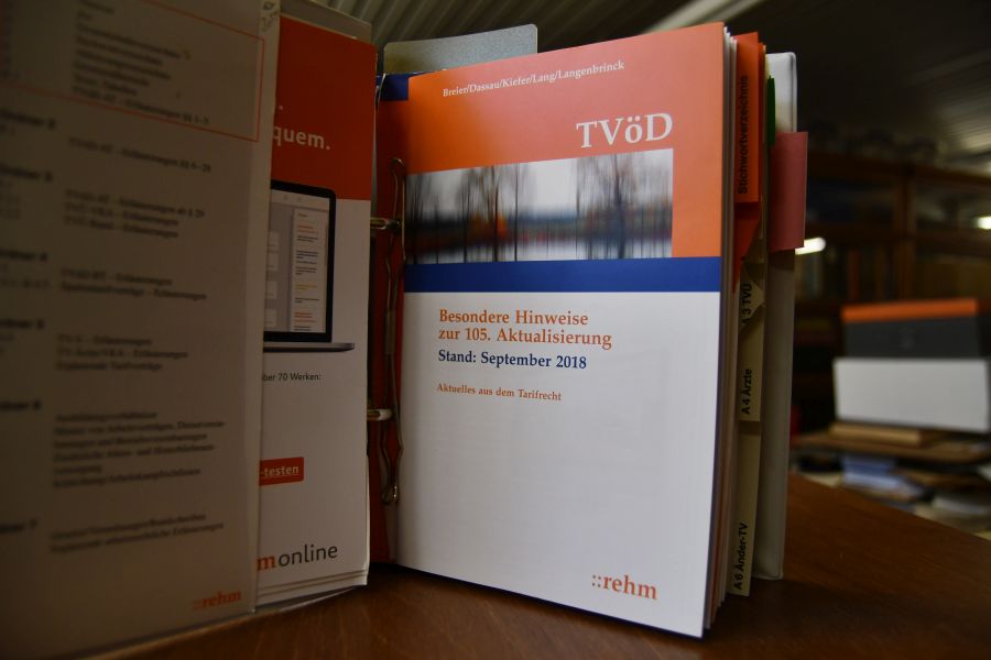 TVöD. Tarifvertrag für den öffentlichen Dienst. Kommentar zum Tarif- und Arbeitsrecht im öffentlichen Dienst. 7 Ordner. Stand 105. Aktualisierung September 2018