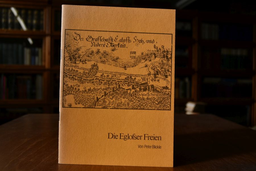 Die Eglofser Freien. Festvortrag vom 4. September 1982, anläßlich des 700-jährigen Jubiläums der Verleihung der Rechte und Freiheiten der Bürger von Lindau an die Bürger von Eglofs durch König Rudolf von Habsburg.