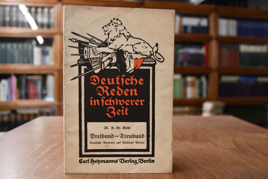Dreibund - Treubund. Deutsche Antwort auf Italiens Verrat. Rede am 14. Juni 1915.