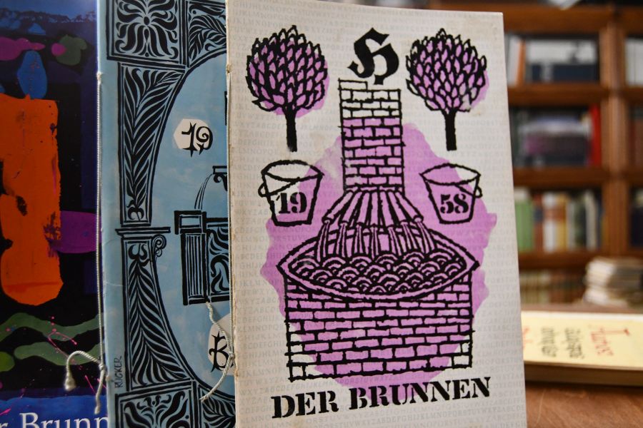 Der Brunnen. Nachrichtenblatt von Baier & Schneider Heilbronn. Folgen 29 (Dezember 1951) - 38 (Dezember 1959), 40 (Dezember 1961) - 45 (Dezember 1966) und 48 (Dezember 1967). Insgesamt 17 Hefte.
