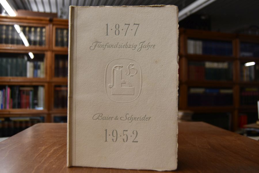 Der Brunnen. Nachrichtenblatt von Baier & Schneider Heilbronn, Folge 30 Mai 1952 1877 - 1952, 75 Jahre Baier & Schneider.