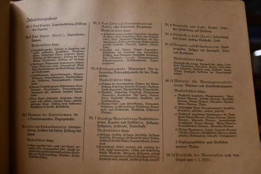 Kurzgefaßte Materialienkunde für Buchbinder und verwandte Berufe.