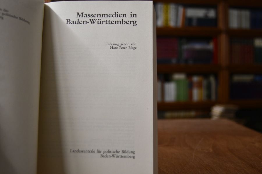 Massenmedien in Baden-Württemberg.