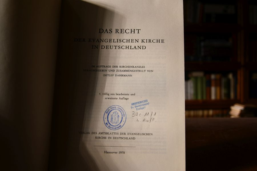 Das Recht der Evangelischen Kirche in Deutschland.