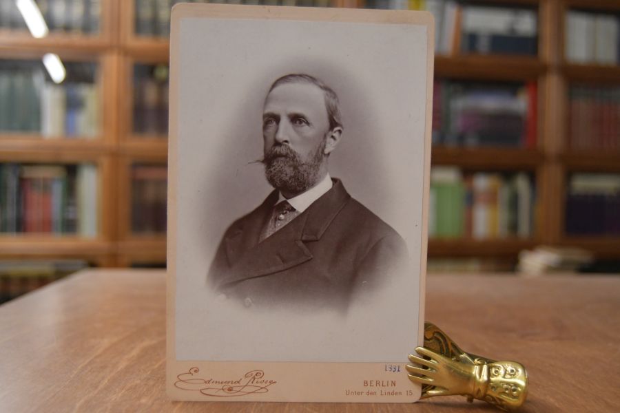 Porträtphotographie von König Oscar II. von Schweden.