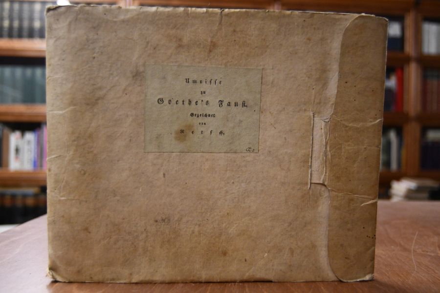 Umrisse zu Goethe`s Faust gezeichnet von Retsch (!).