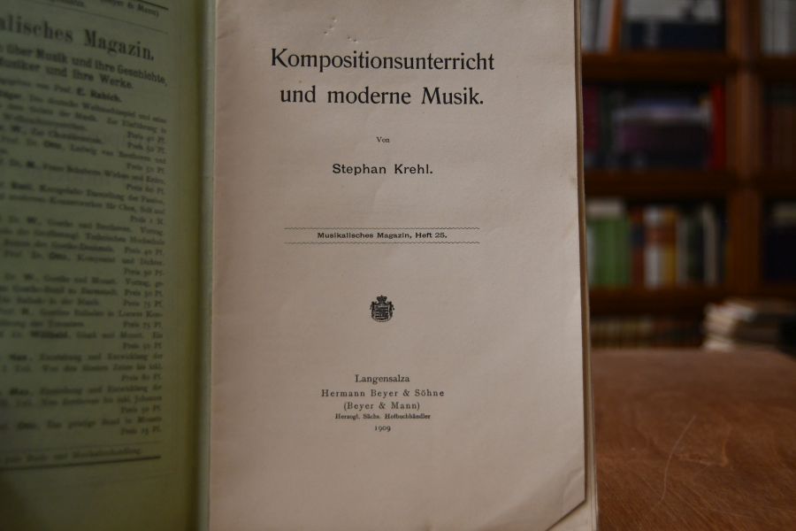 Kompositionsunterricht und moderne Musik.