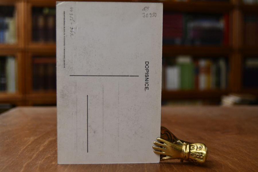 Porträtpostkarte von Jan Kubelik mit handschriftlicher Signatur von Jan Kubelik.