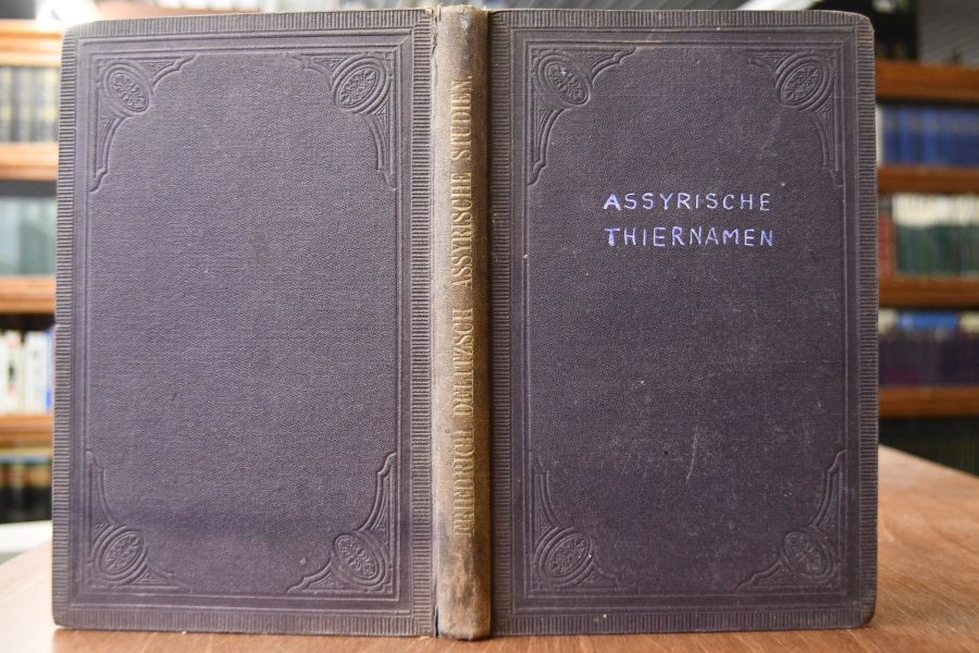 Assyrische Studien Heft 1 Assyrische Thiernamen mit vielen Excursen und einem assyrischen und akkadischen Glossar.